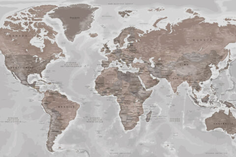 Mappamondo, scenari, geopolitici